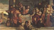 Paolo  Veronese Supper at Emmaus (mk05) china oil painting reproduction